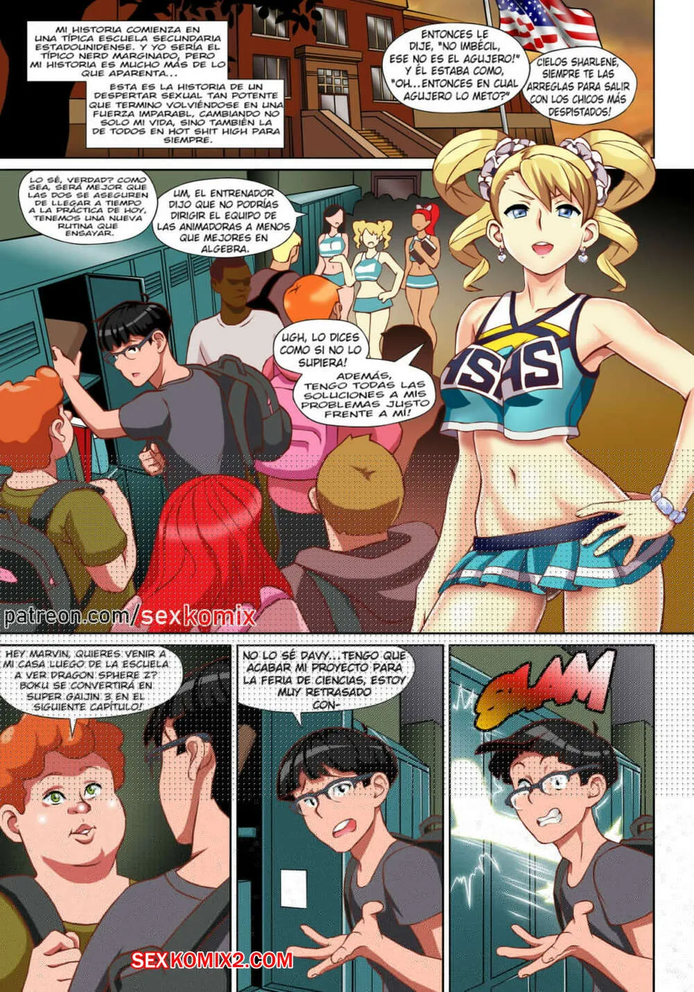 Comic Porno Erotibot. Hot Shit High. Chapter 1. Espanol. (#3)