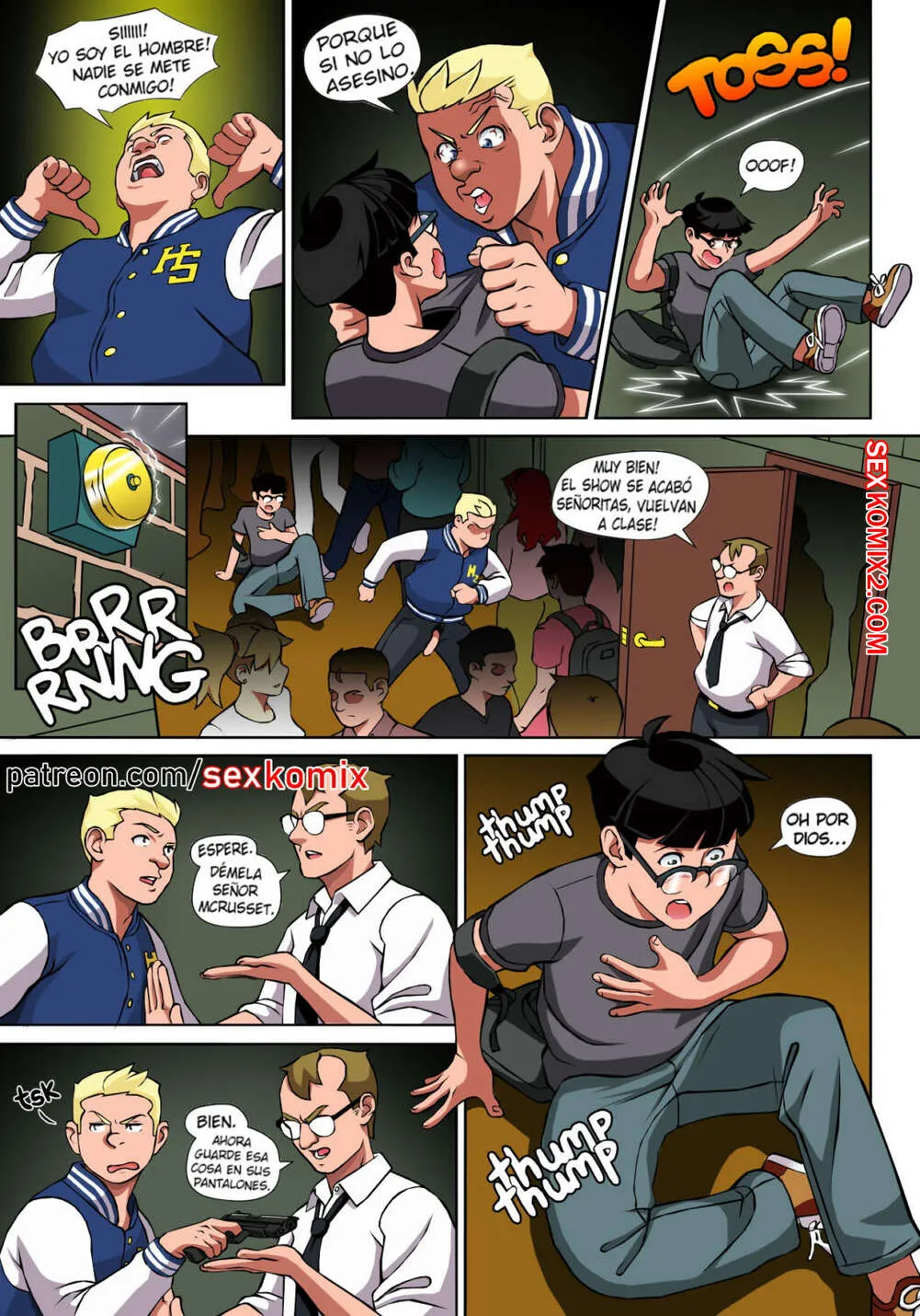 Comic Porno de Erotibot. Hot Shit High. Chapter 1. Espanol. (#9)