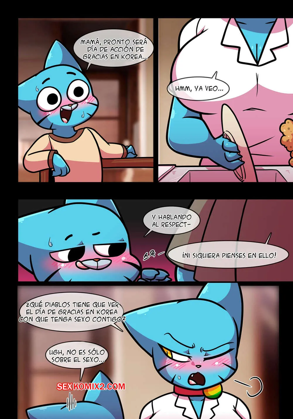 Comic Porno de LUSTY World Of NICOLE. Thanksgiving + Christmas. Wherewolf. (#1)