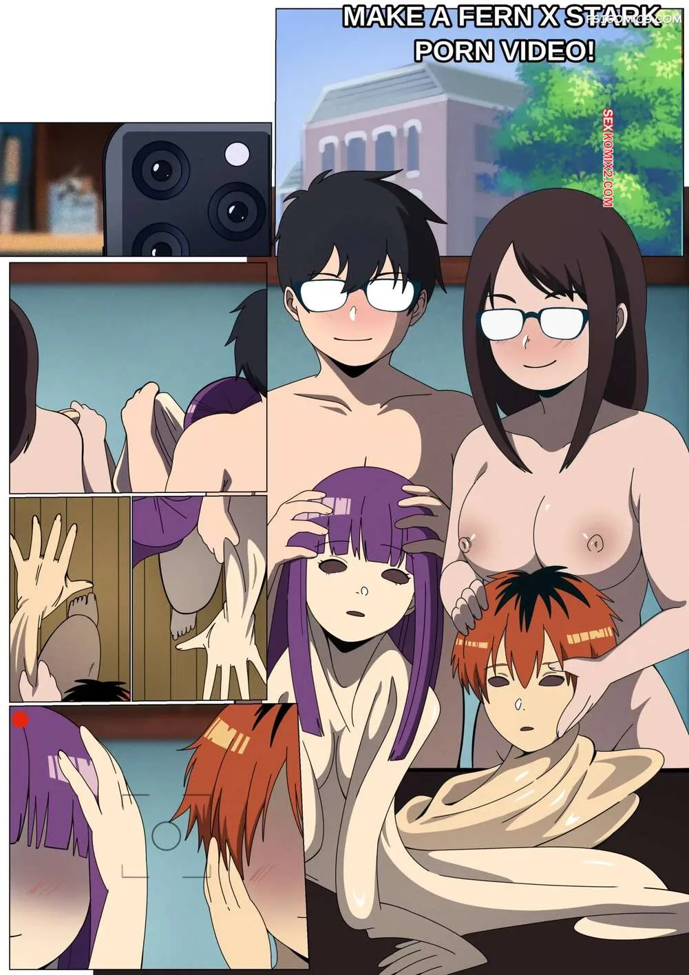 Comic Porno de Fat Nerd Couple To Fern X Stark. DioGio (#1)