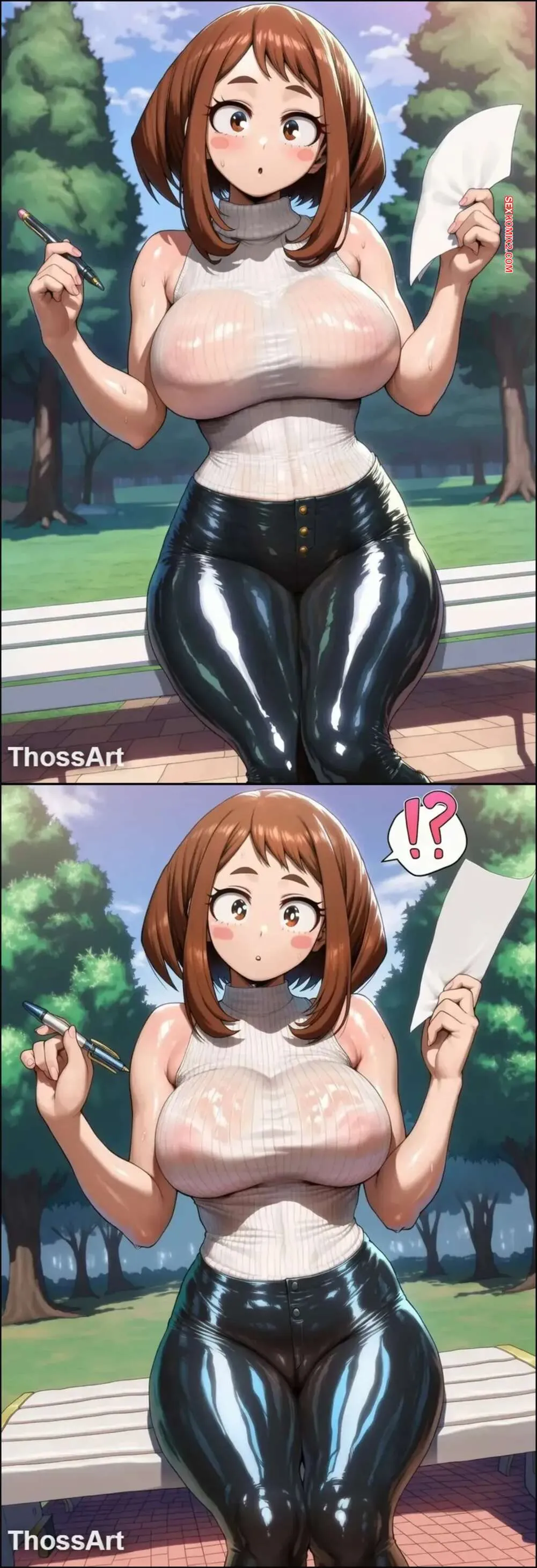 Comic Porno Ochacos Super Fan. ThossArt (#4)