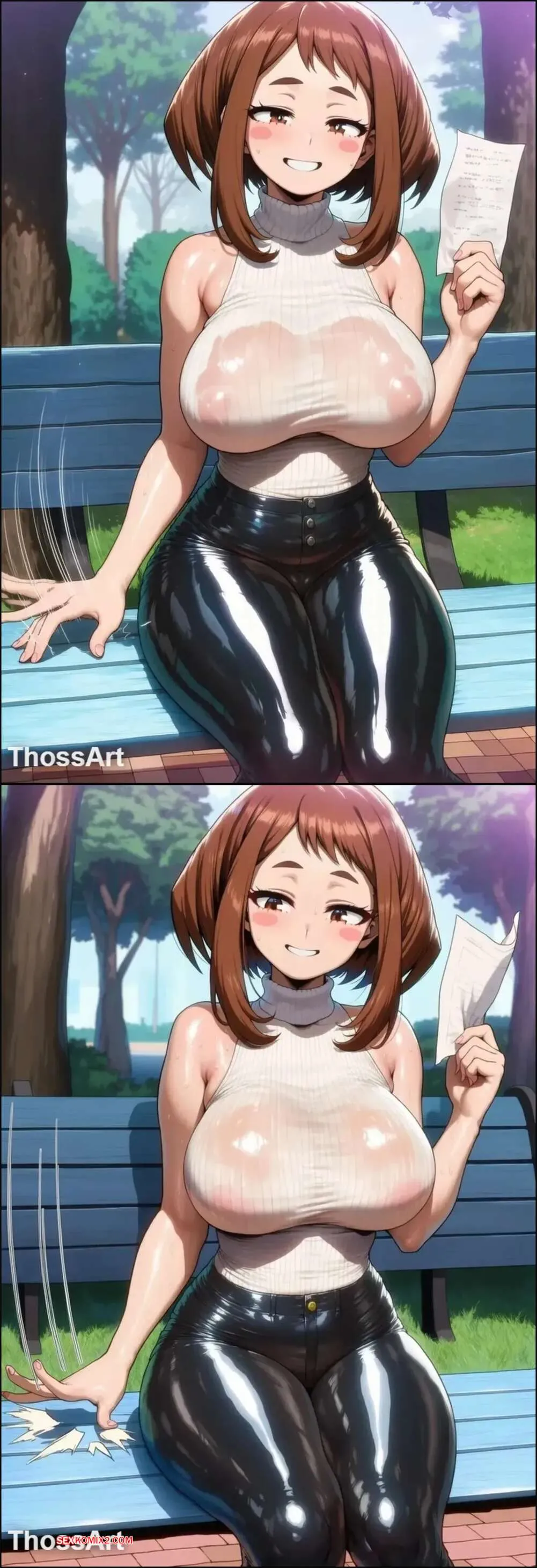 Comic Porno Ochacos Super Fan. ThossArt (#5)