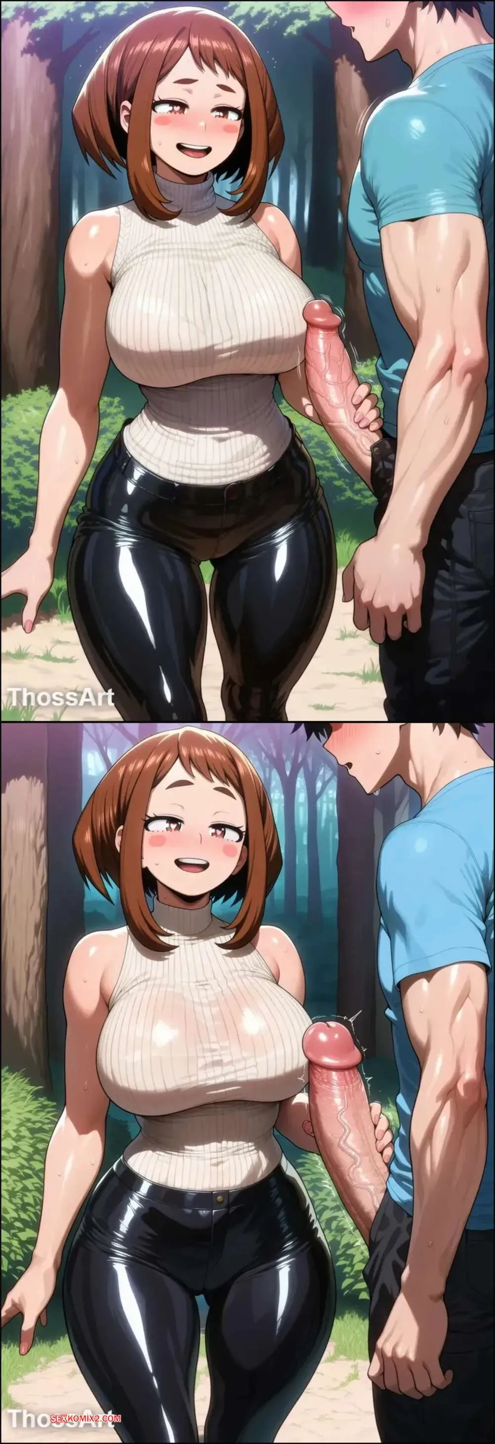 Comic Porno de Ochacos Super Fan. ThossArt (#10)