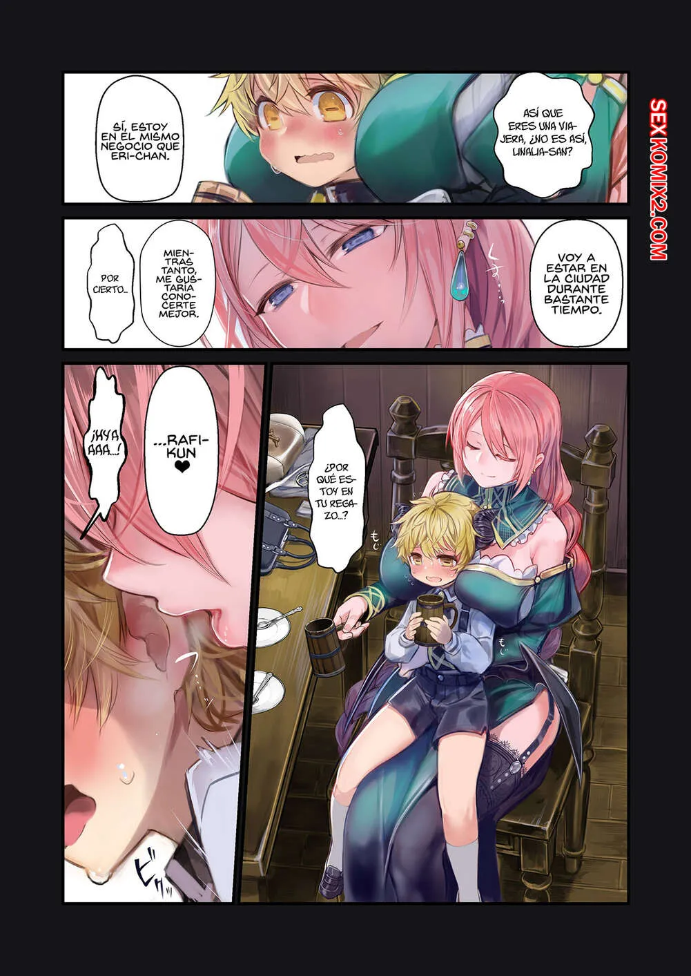 Comic Porno de MILK SHOTA INMA Ga Oneesan Tachi Ni Hasamareru Banashi. Komota. (#26)