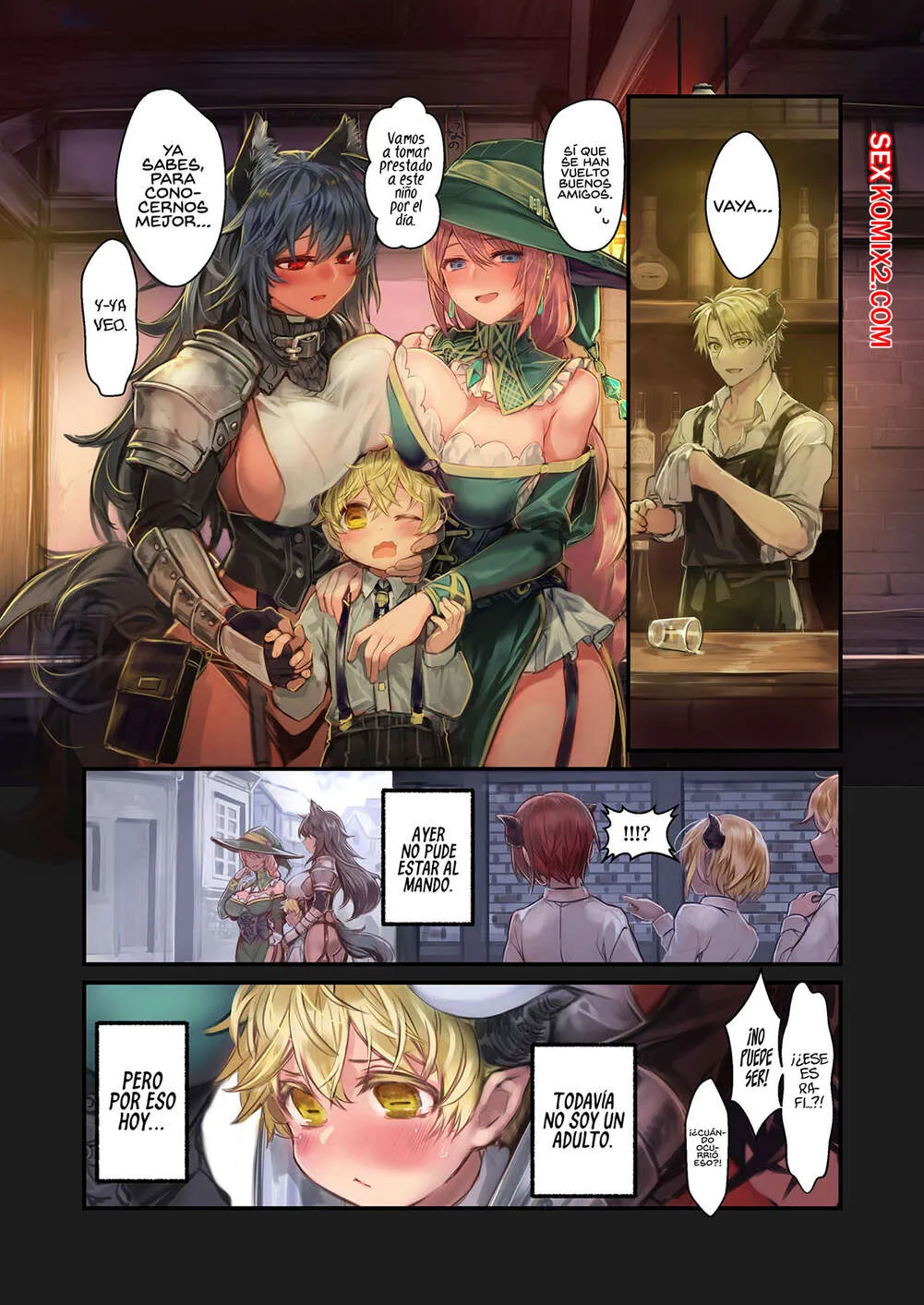 Comic Porno de MILK SHOTA INMA Ga Oneesan Tachi Ni Hasamareru Banashi. Komota. (#49)