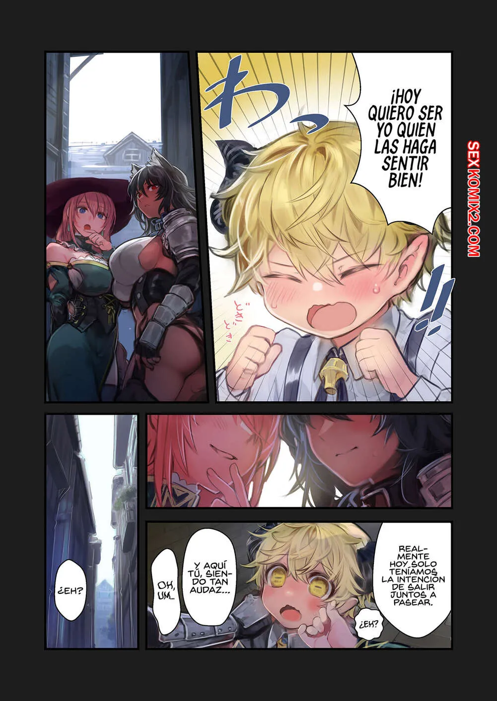 Comic Porno de MILK SHOTA INMA Ga Oneesan Tachi Ni Hasamareru Banashi. Komota. (#50)