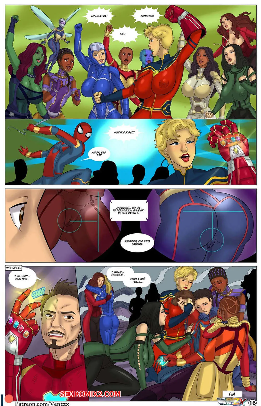 Comic Porno de AVENGERS Halftime. Ventzx. (#17)
