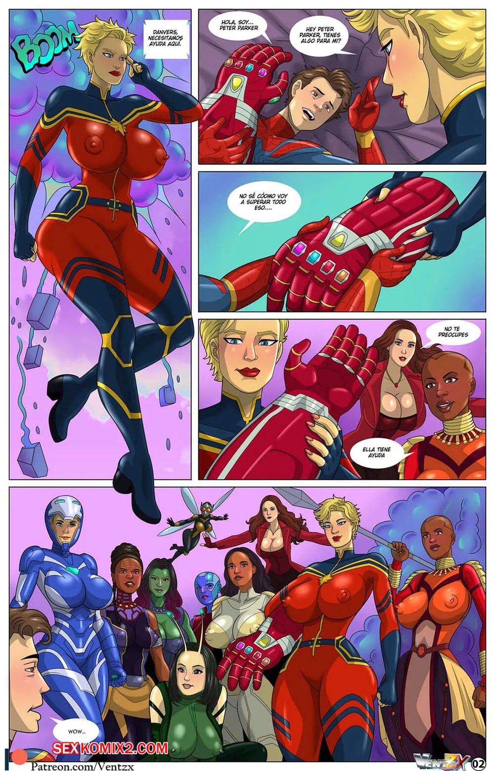 Comic Porno AVENGERS Halftime. Ventzx. (#3)