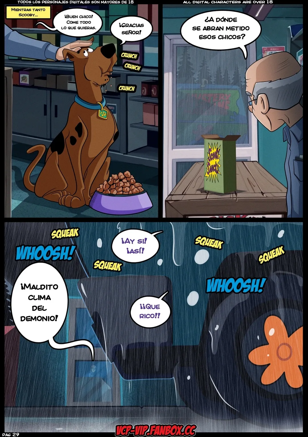 Comic Porno de Misterios S.X: Tormenta Caliente - Croc (#30)