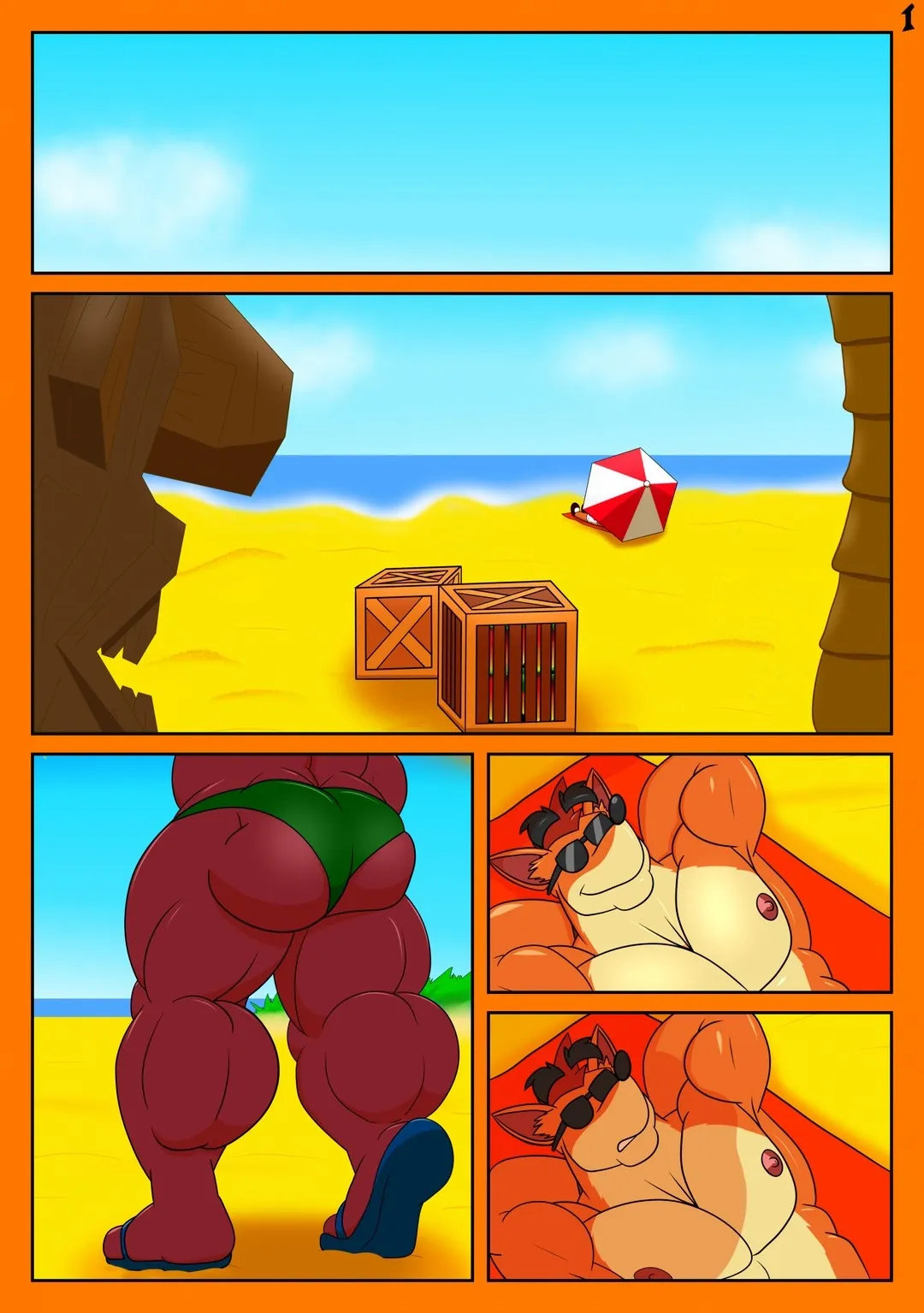 Comic Porno Crash N. Sane Threesome - Okrizo (#2)