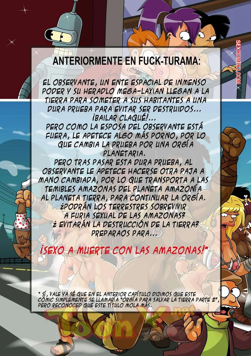 Comic Porno Futurama 2. Sexo A Muerte Con Las Amazonas. Deavalin (#2)