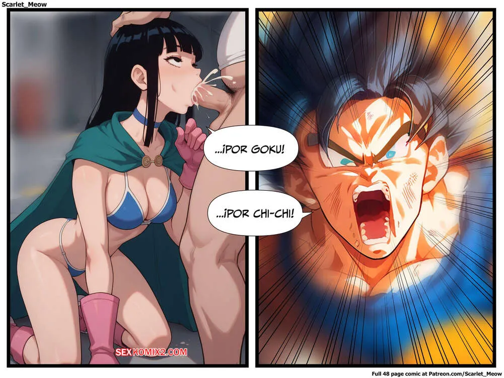 Comic Porno de GOKUS Absence. Parte 2. Scarlet Meow (#13)
