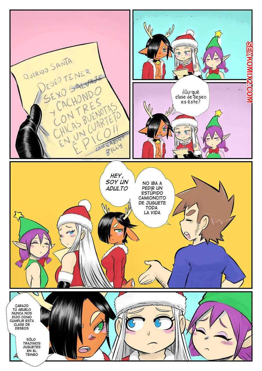 Comic Porno de The CHRISTMAS Three. Mr.E. (#11)