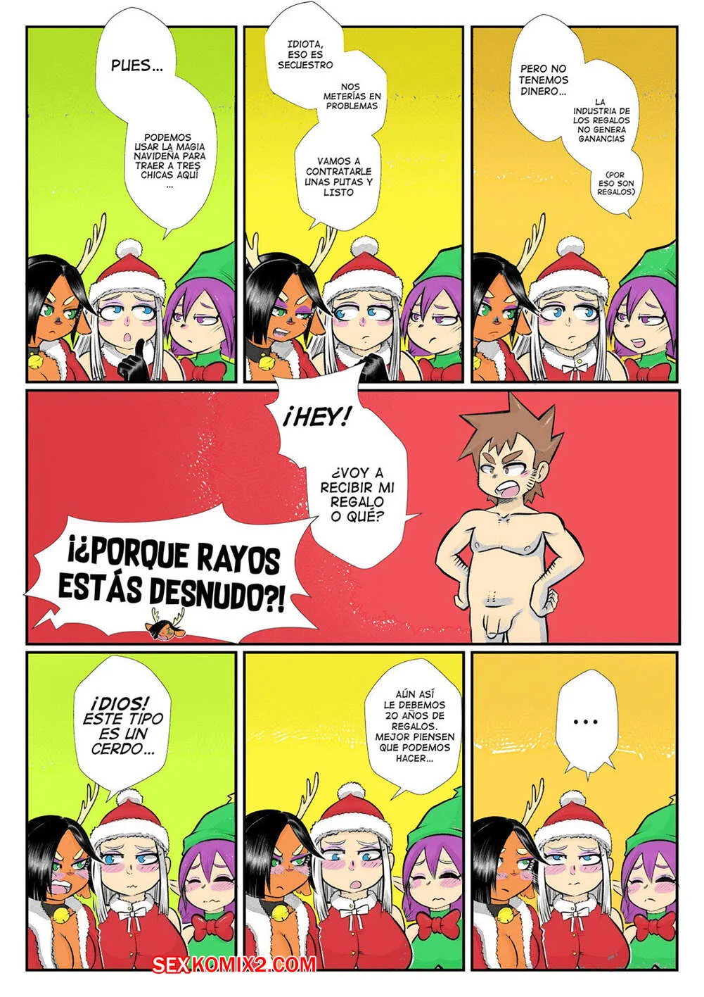 Comic Porno de The CHRISTMAS Three. Mr.E. (#12)