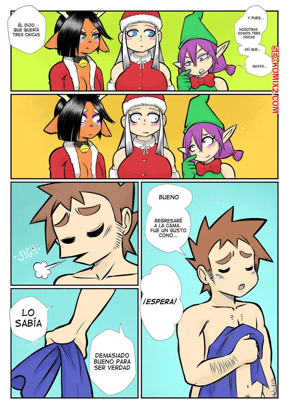 Comic Porno de The CHRISTMAS Three. Mr.E. (#13)