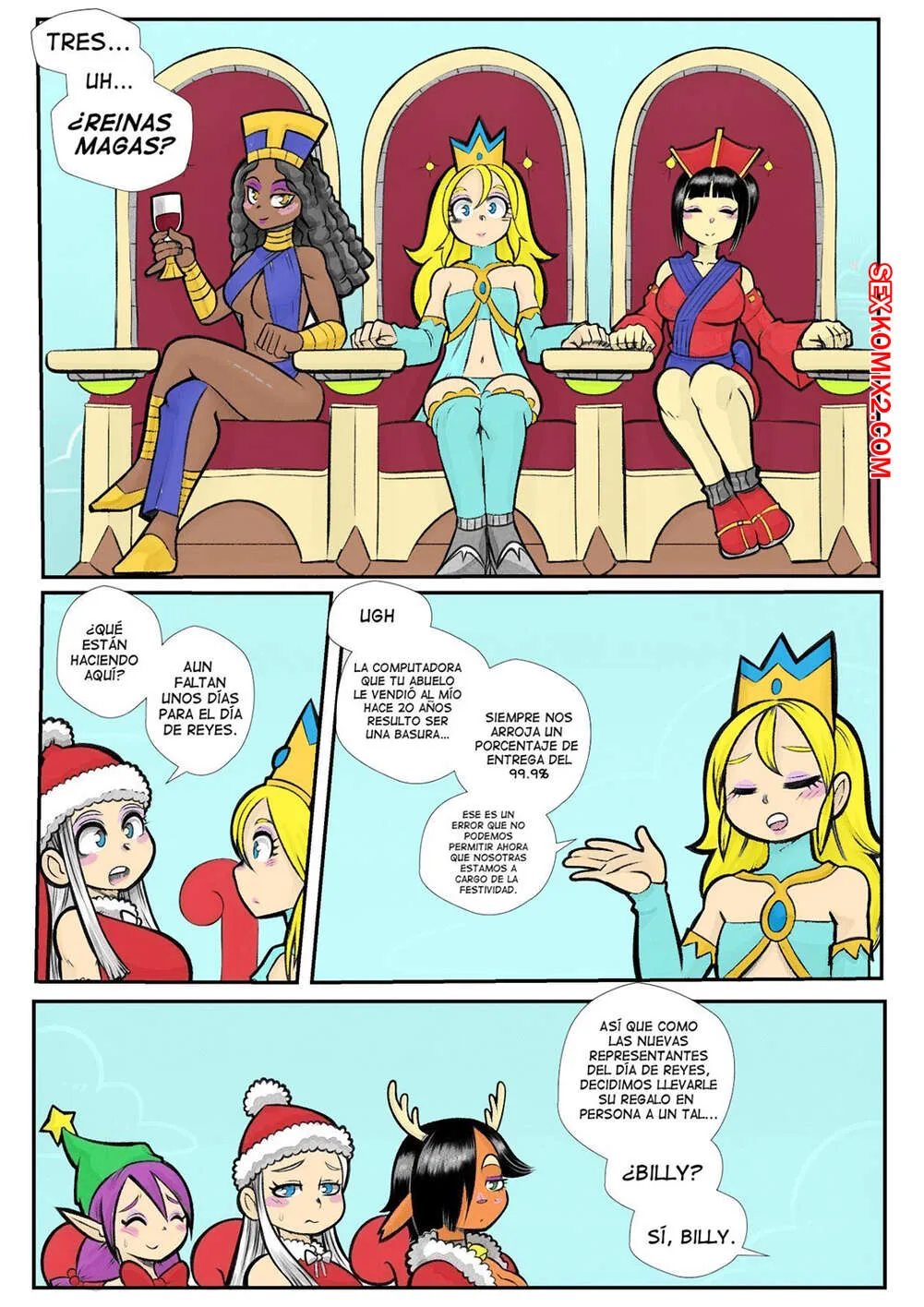 Comic Porno de The CHRISTMAS Three. Mr.E. (#27)