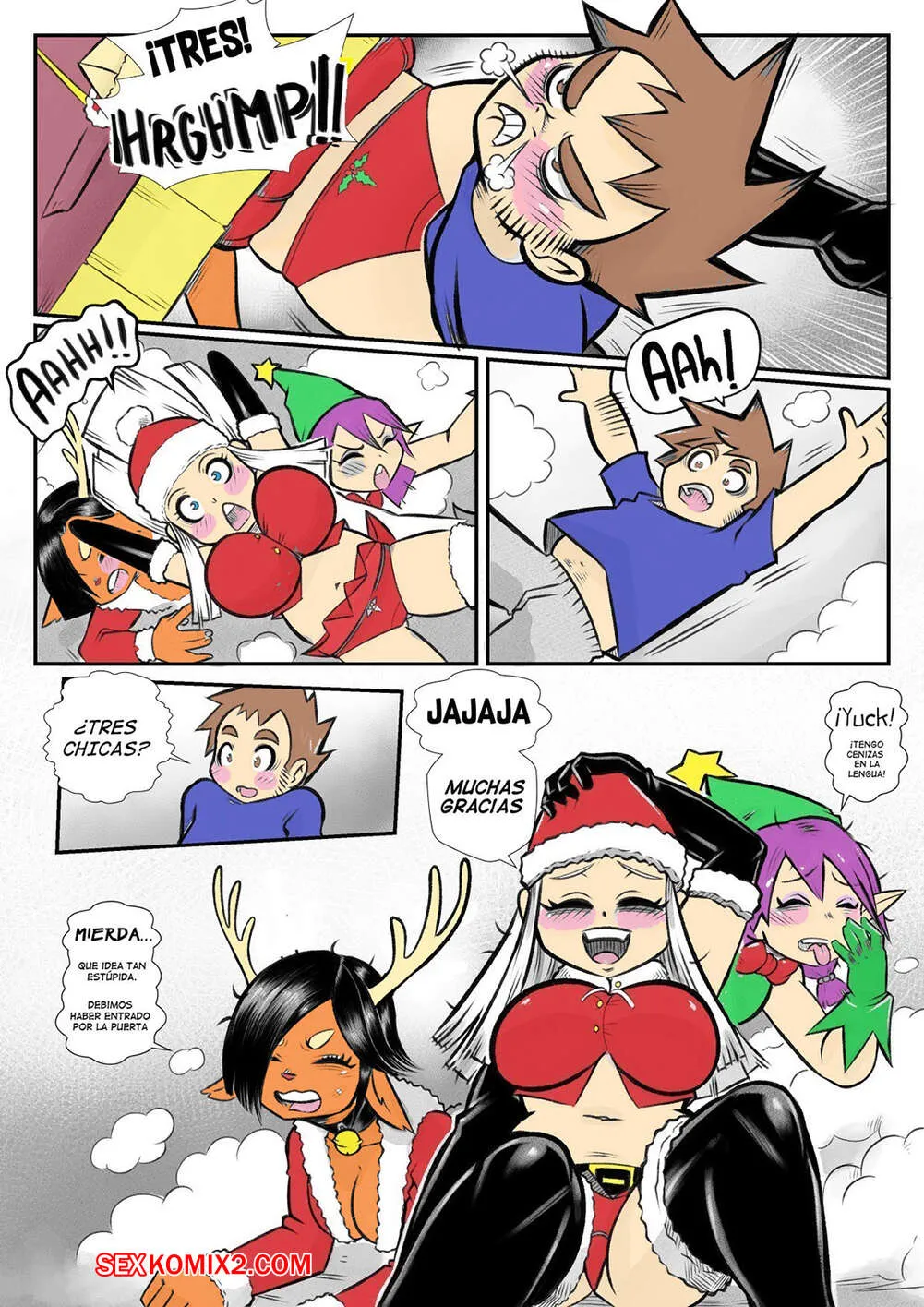 Comic Porno The CHRISTMAS Three. Mr.E. (#7)