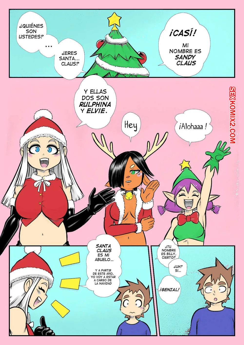 Comic Porno de The CHRISTMAS Three. Mr.E. (#8)