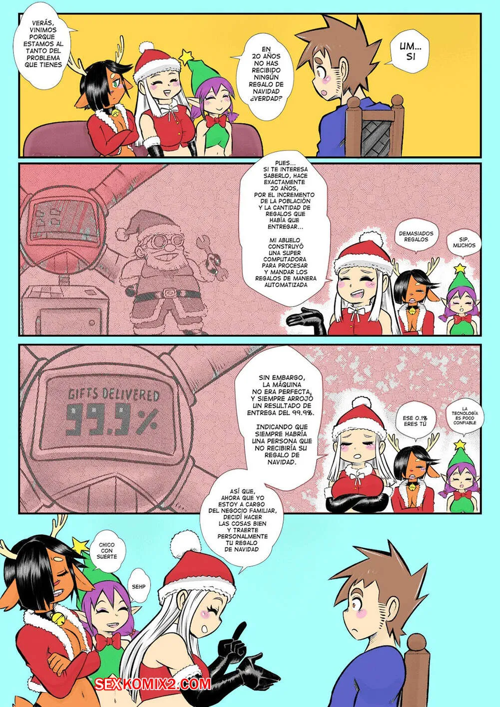 Comic Porno de The CHRISTMAS Three. Mr.E. (#9)