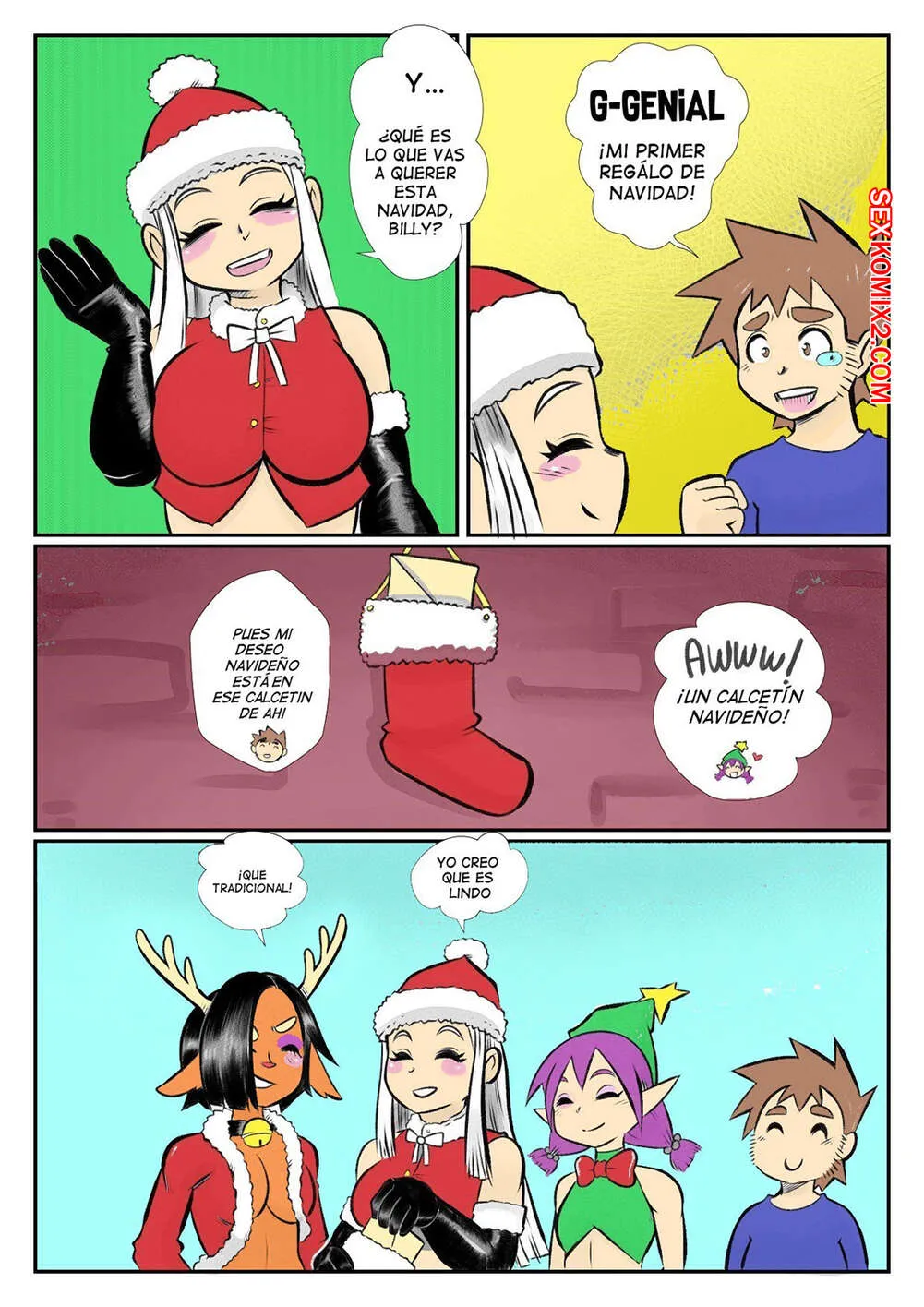 Comic Porno de The CHRISTMAS Three. Mr.E. (#10)