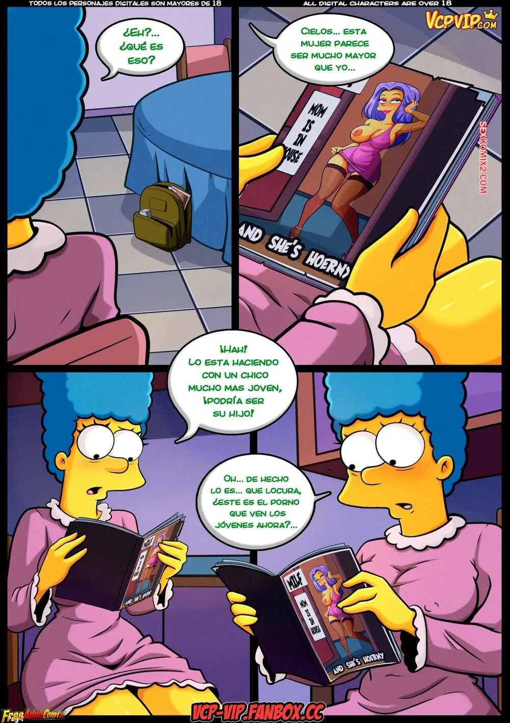 Comic Porno de Mama Recalentada. The Yellow Fantasy 22 (#8)