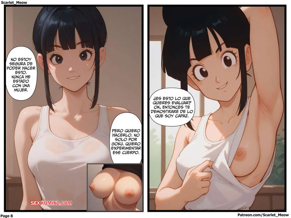 Comic Porno de GOKUS Absence. Parte 4. Scarlet Meow (#9)