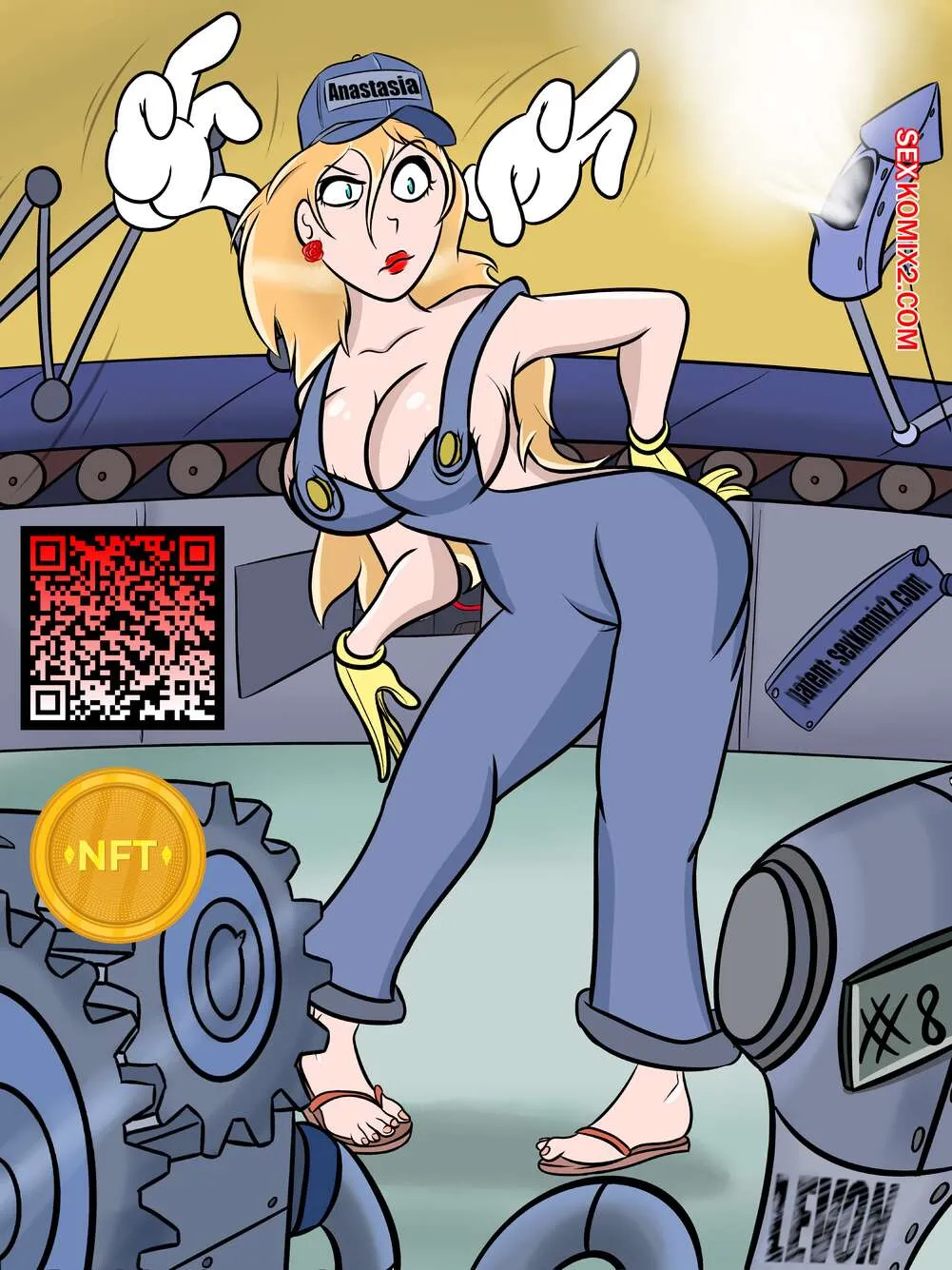 Comic Porno de NFT Anastasia. A Selection From The NFT Collection (#8)