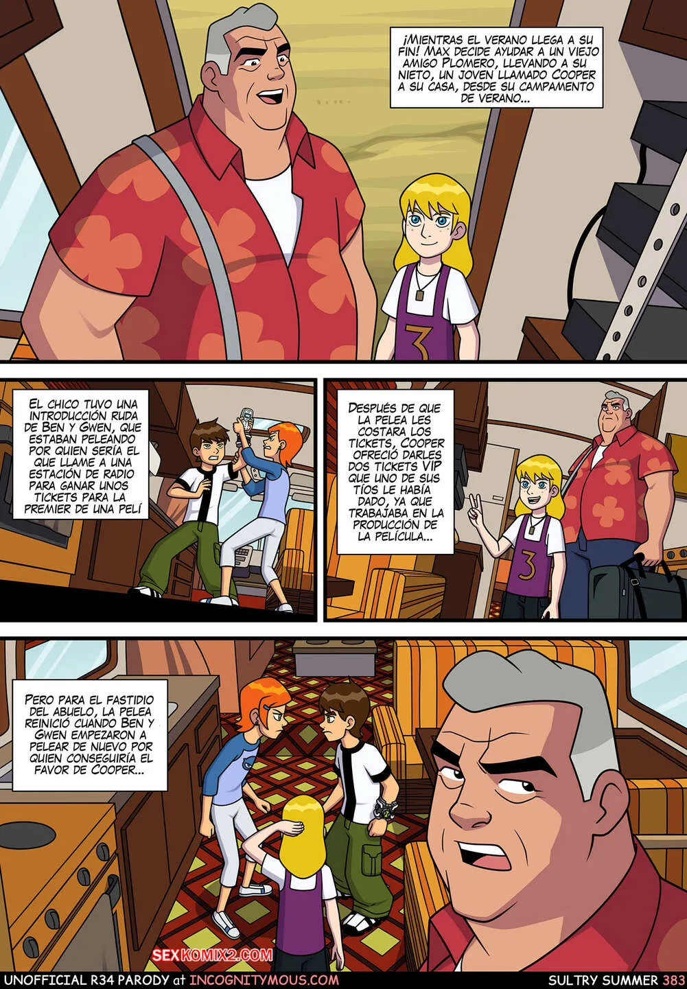 Comic Porno SULTRY Summer. Parte 6. Incognitymous (#2)