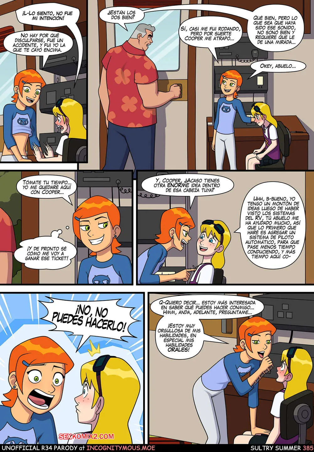 Comic Porno SULTRY Summer. Parte 6. Incognitymous (#4)