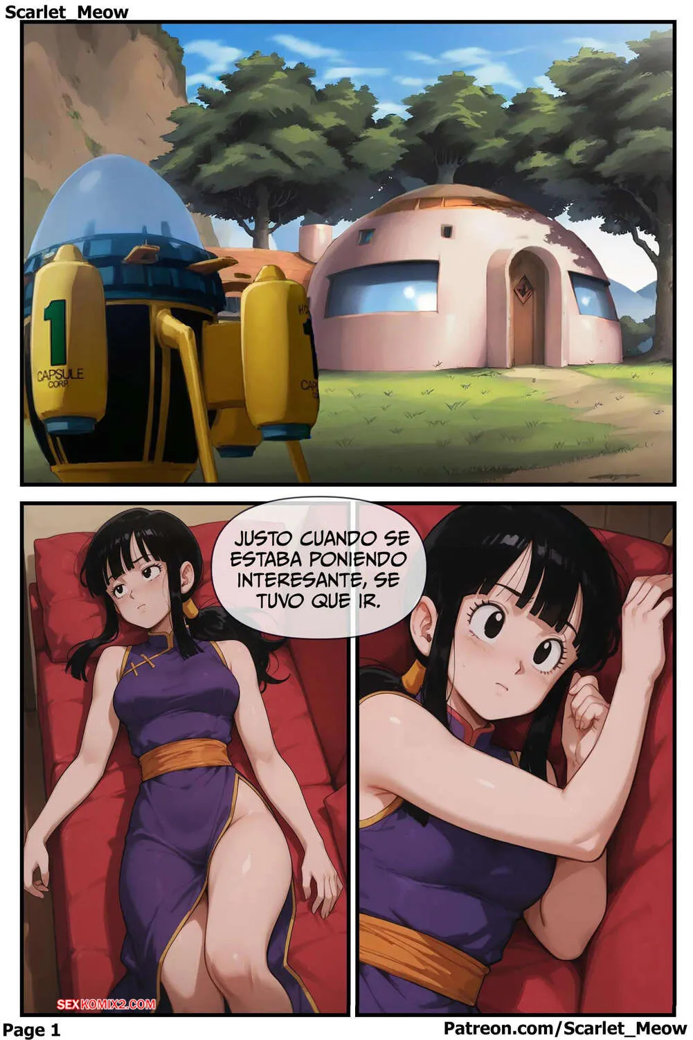 Comic Porno GOKUS Absence. Parte 6. Scarlet Meow (#2)