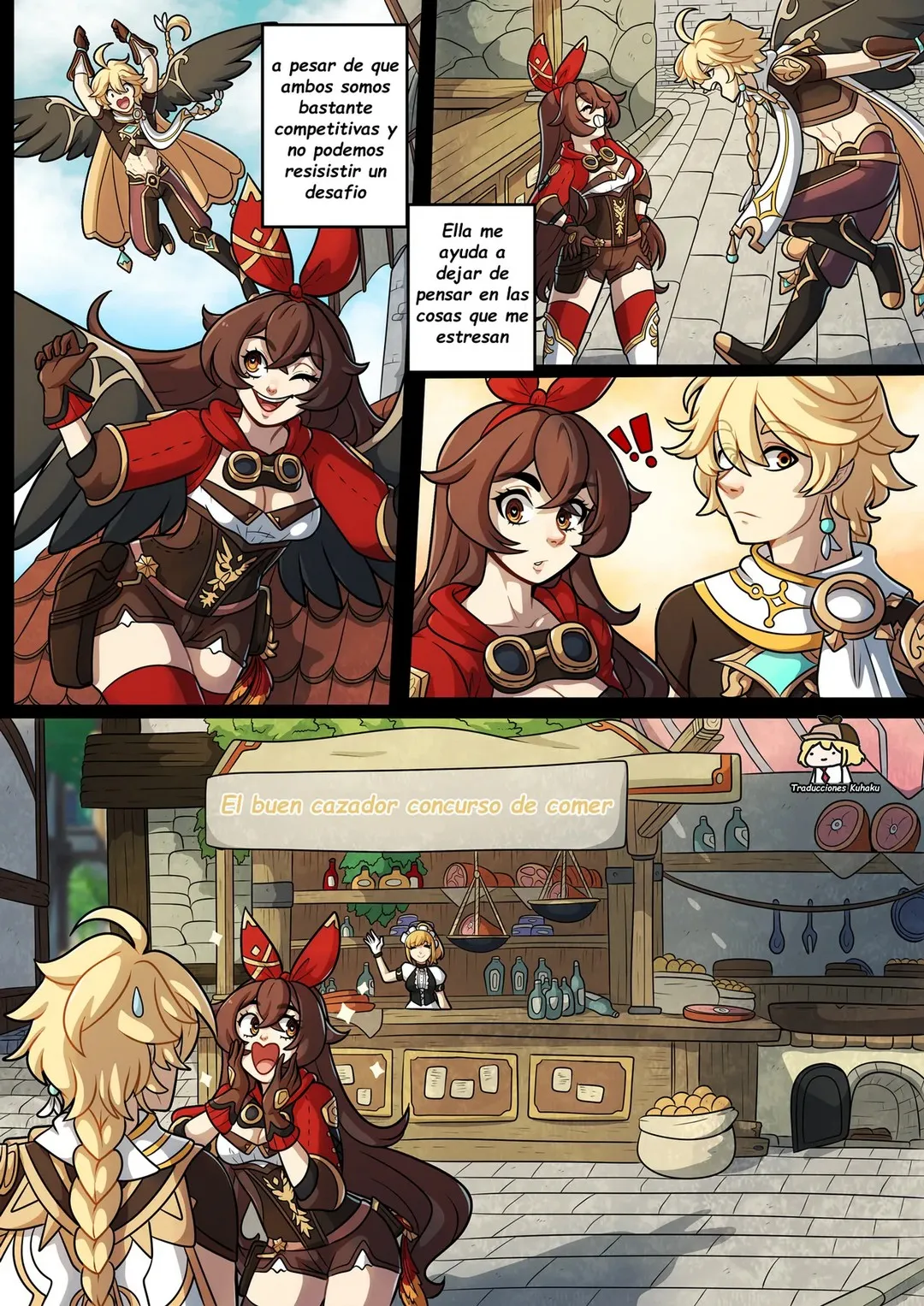 Comic Porno The Traveler’s Guide To Teyvat’s Heart - Amber - Kinkymation (#4)