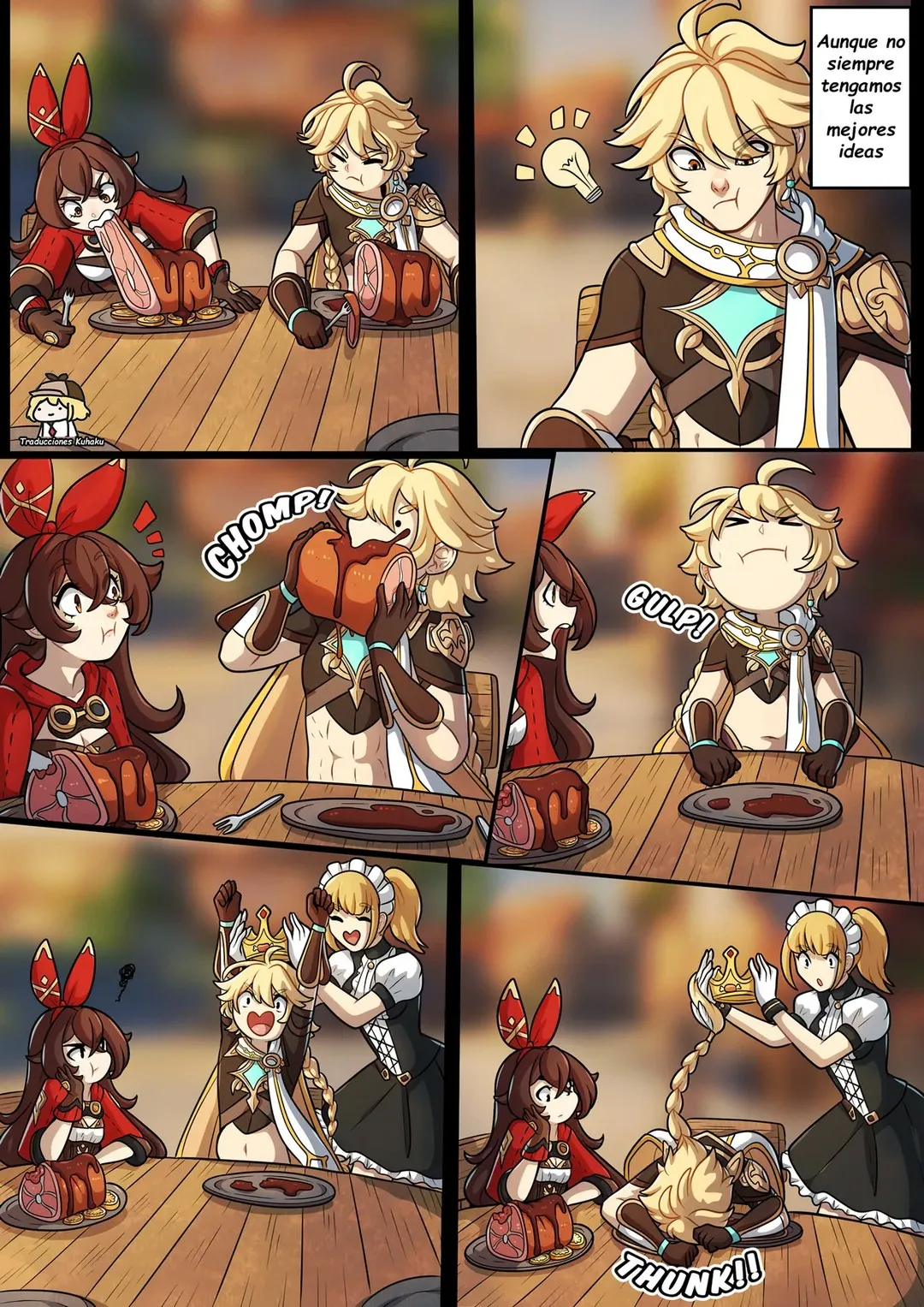 Comic Porno The Traveler’s Guide To Teyvat’s Heart - Amber - Kinkymation (#5)