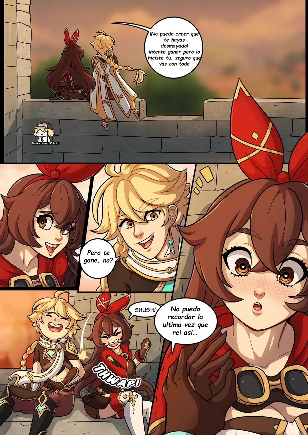 Comic Porno The Traveler’s Guide To Teyvat’s Heart - Amber - Kinkymation (#6)
