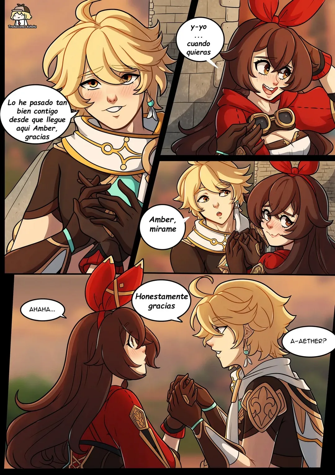 Comic Porno The Traveler’s Guide To Teyvat’s Heart - Amber - Kinkymation (#7)