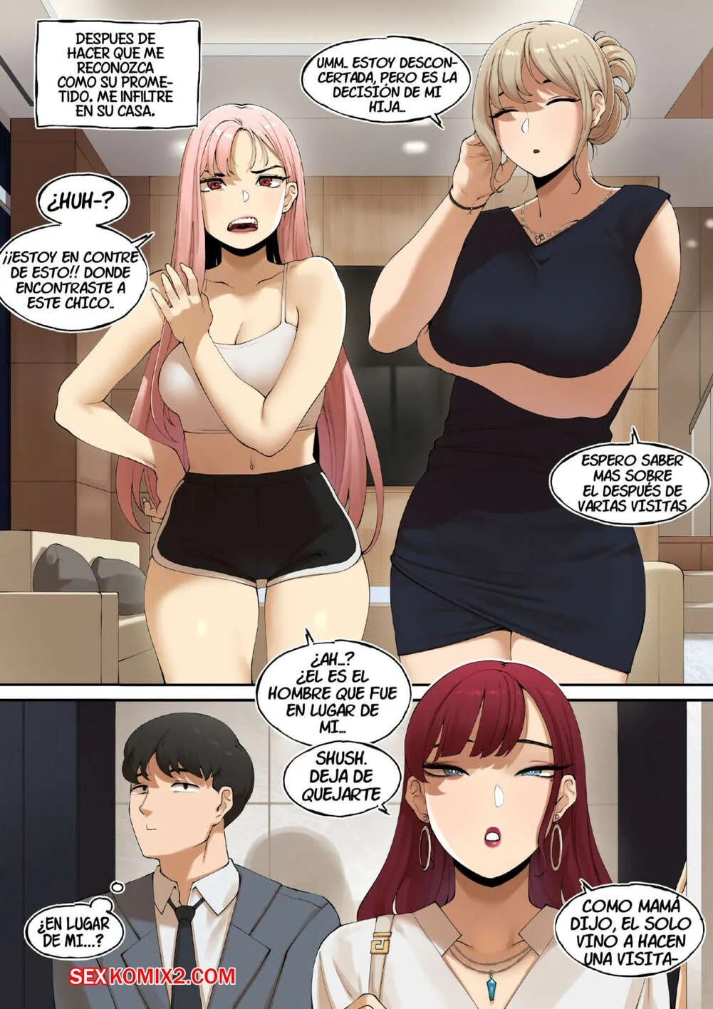 Comic Porno de Como Hacer Una FAMILIA Usando Una APP De HIPNOSIS. Abbb. (#8)