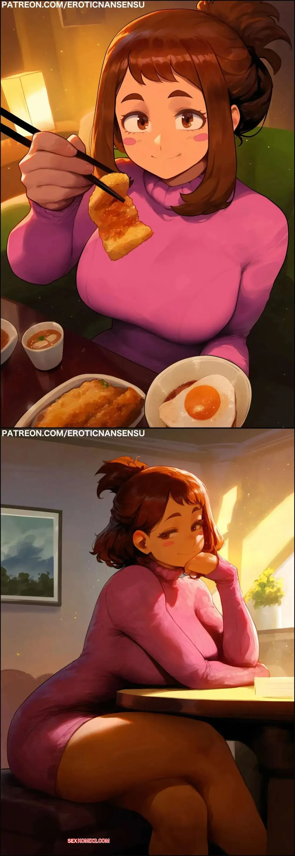 Comic Porno de Ochaco Uraraka. EroticNansensu (#22)