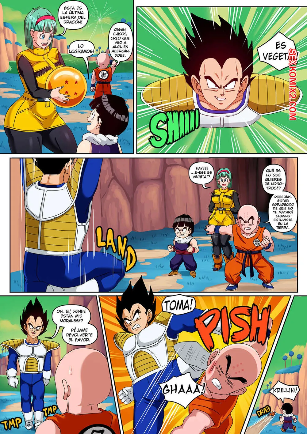 Comic Porno BULMA Y VEGETA. Pink Pawg. (#2)