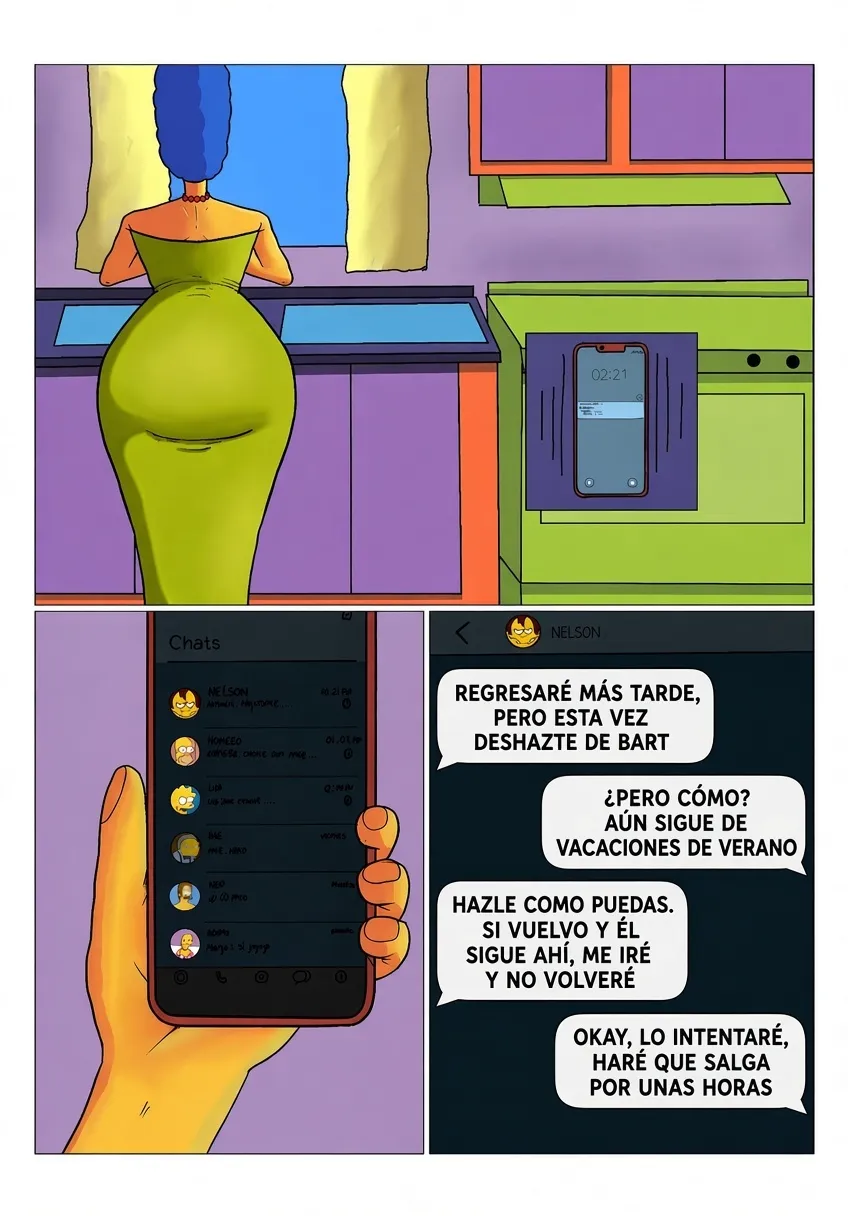 Comic Porno El Secreto De Marge - RoseF (#6)
