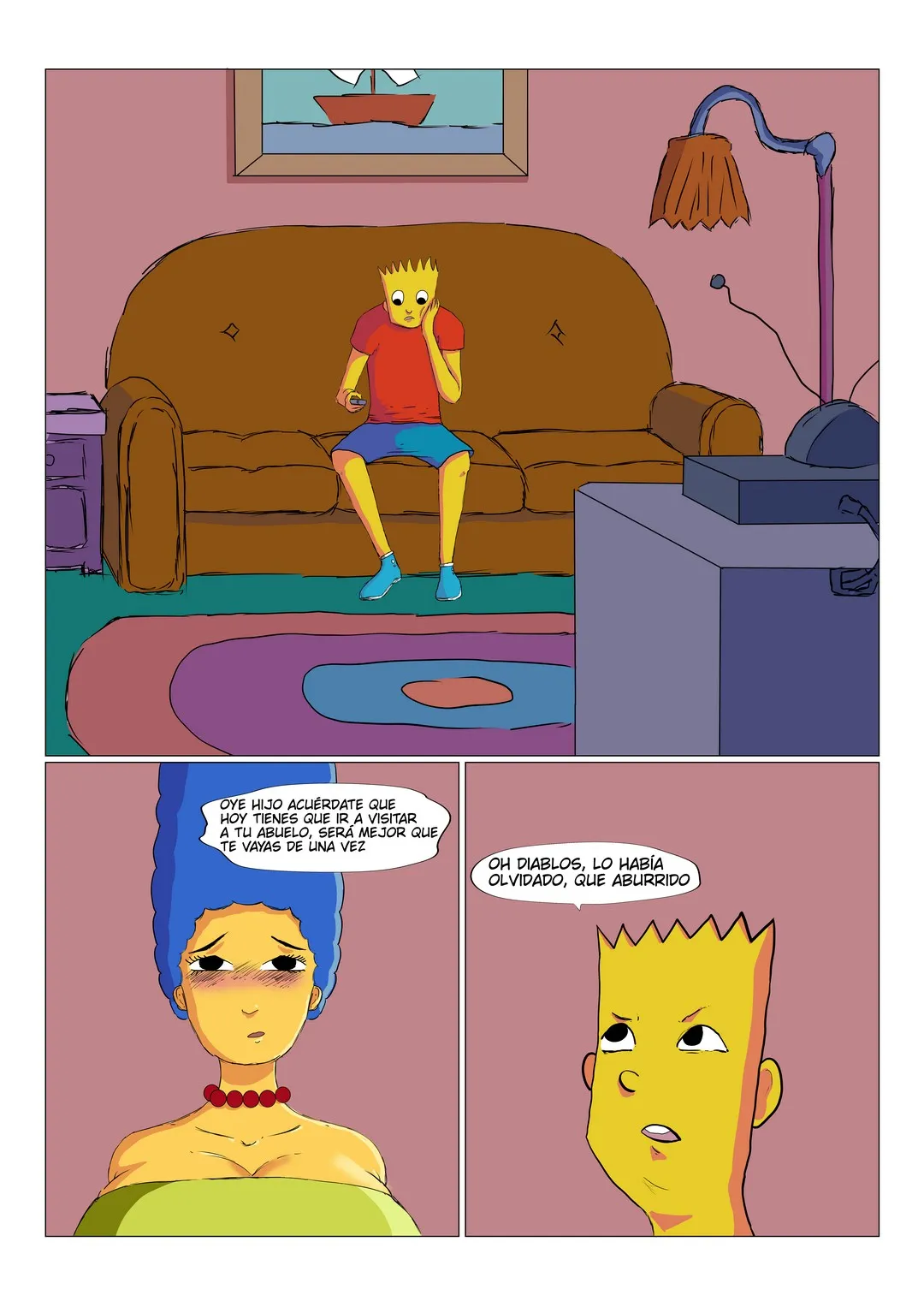 Comic Porno El Secreto De Marge - RoseF (#7)