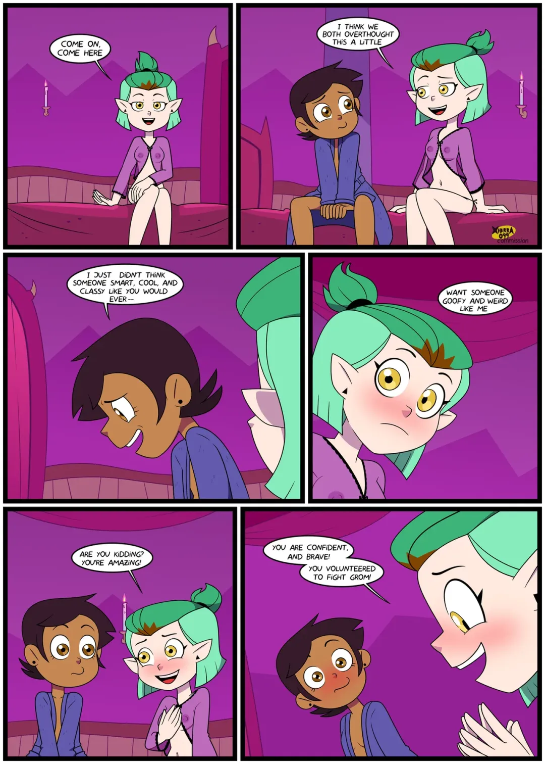 Comic Porno de Enchanting From Fright Alternate Ending - Xierra099 (#8)