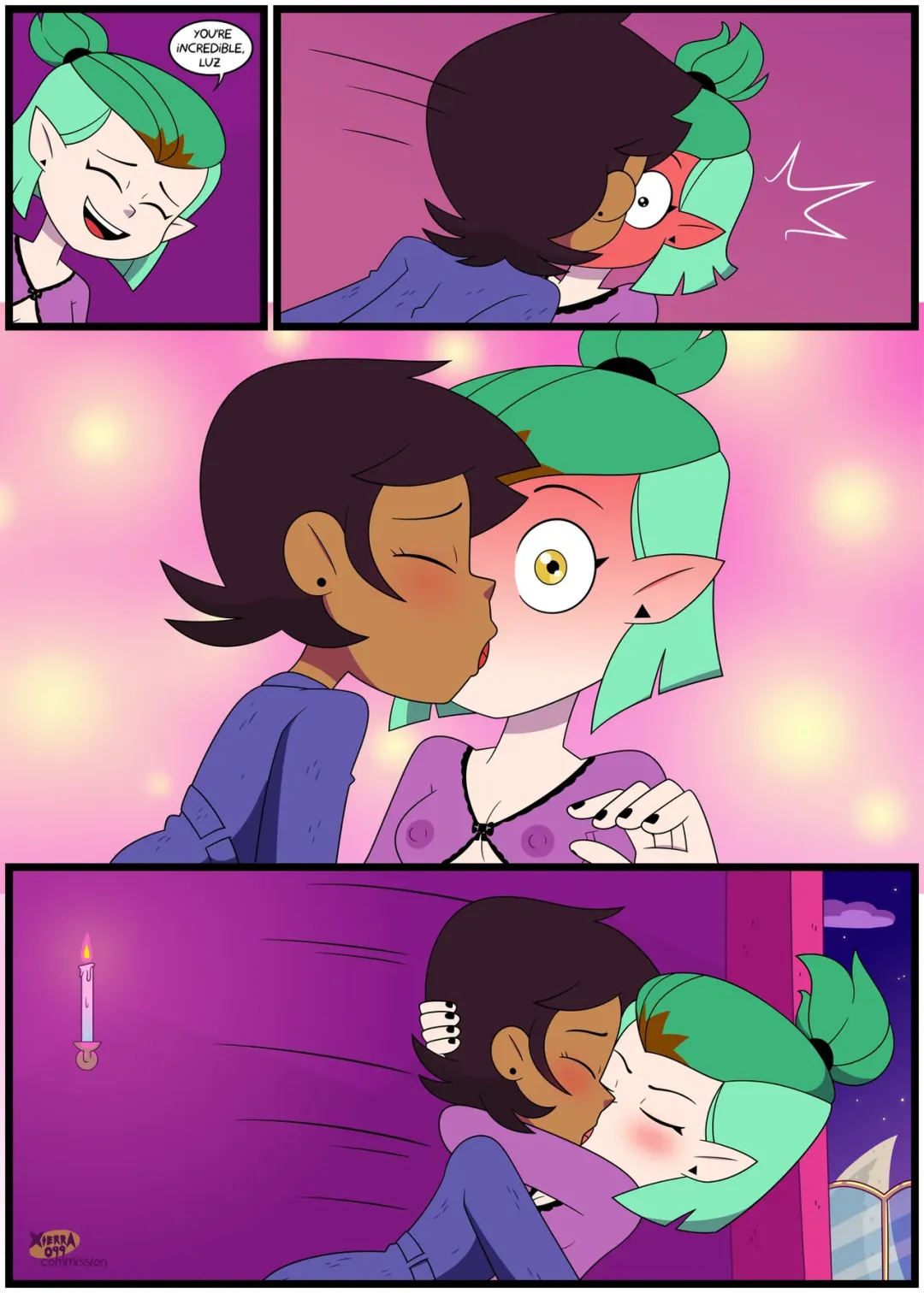 Comic Porno de Enchanting From Fright Alternate Ending - Xierra099 (#9)