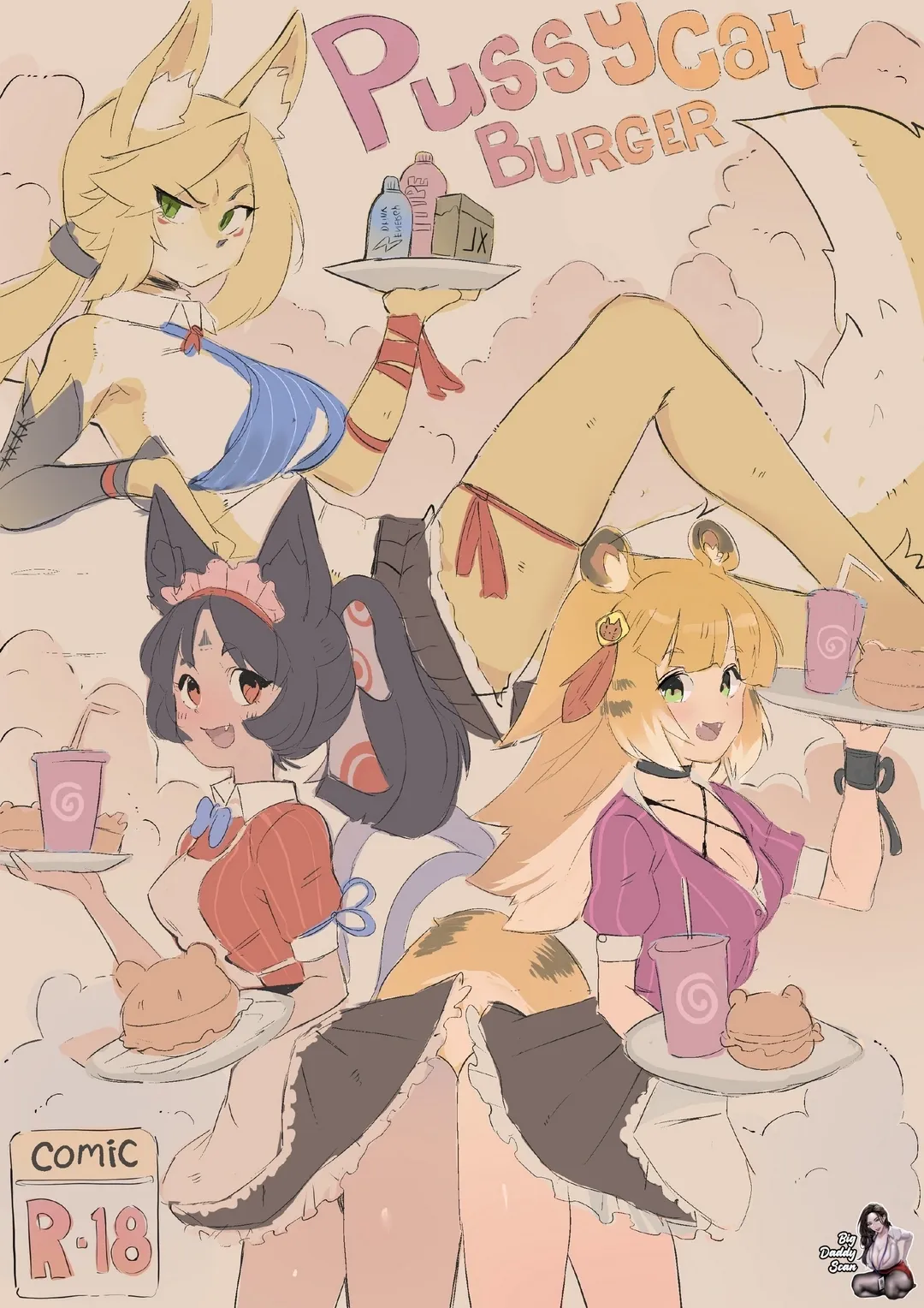 Comic Porno de Pussycat Burger - Cafin (#1)