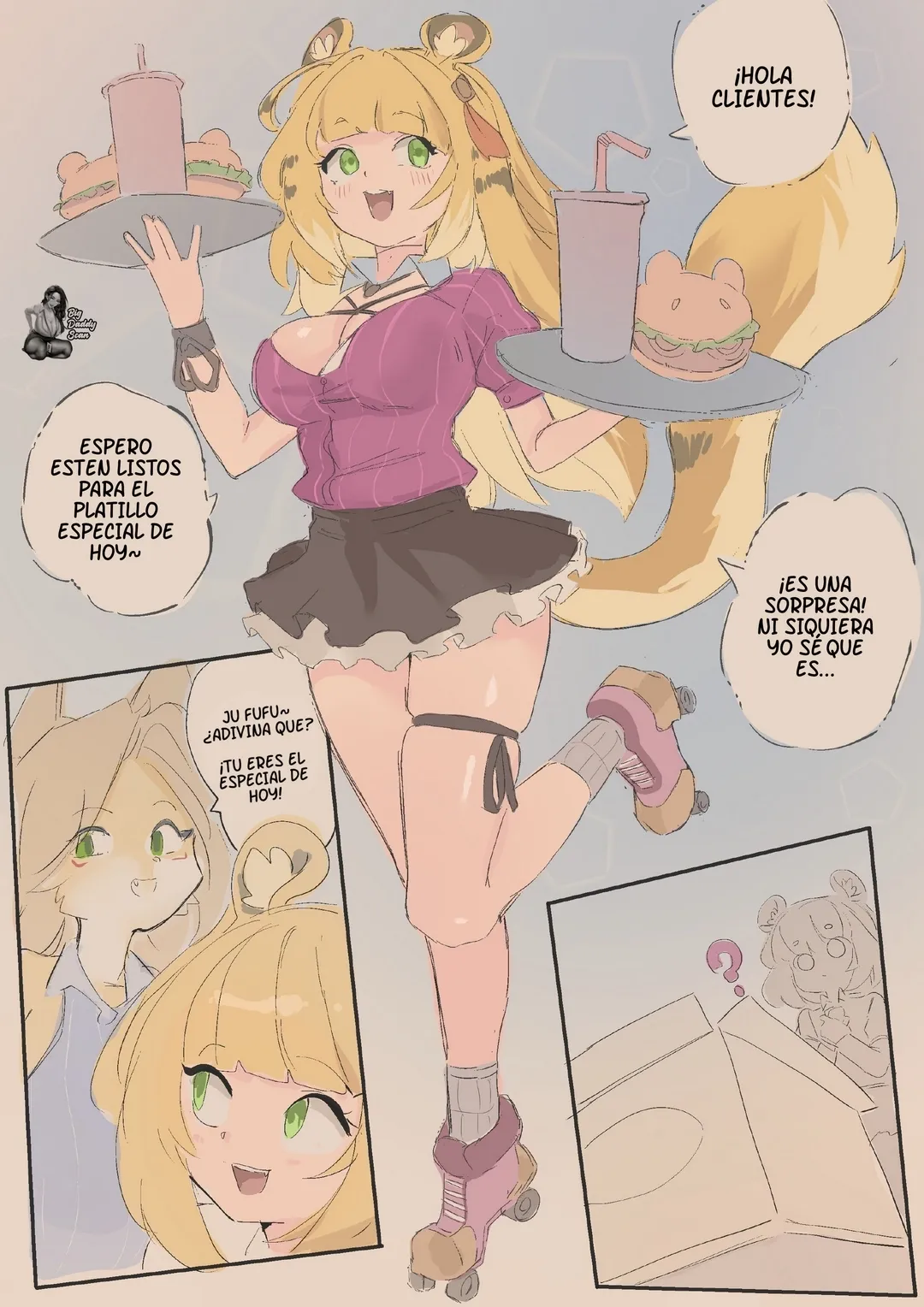 Comic Porno Pussycat Burger - Cafin (#6)