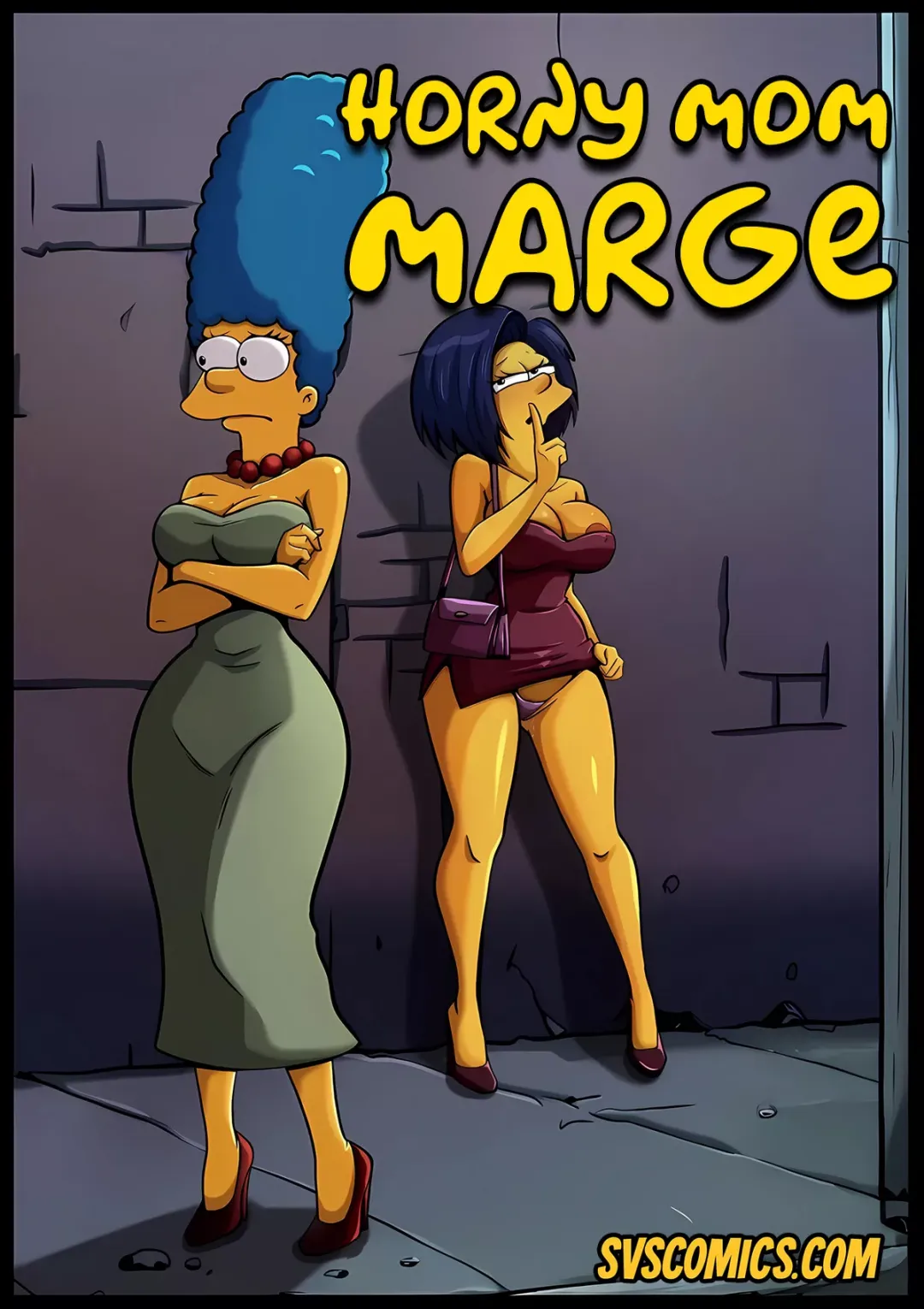 Comic Porno de The Simpsons: Horny Mom Marge - Croc (#1)