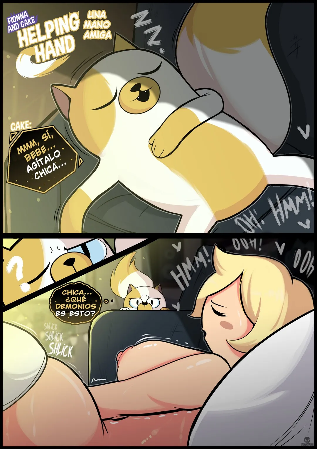 Comic Porno de Fionna And Cake In Helping Hand - LordFink (#1)