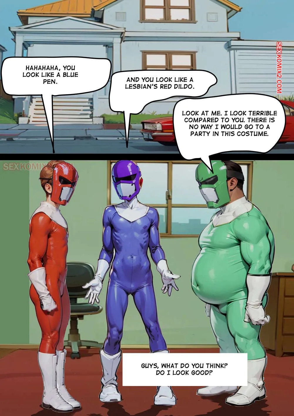 Comic Porno de 4 Virgins. Mr Cookie For Sexkomix2.com. (#11)