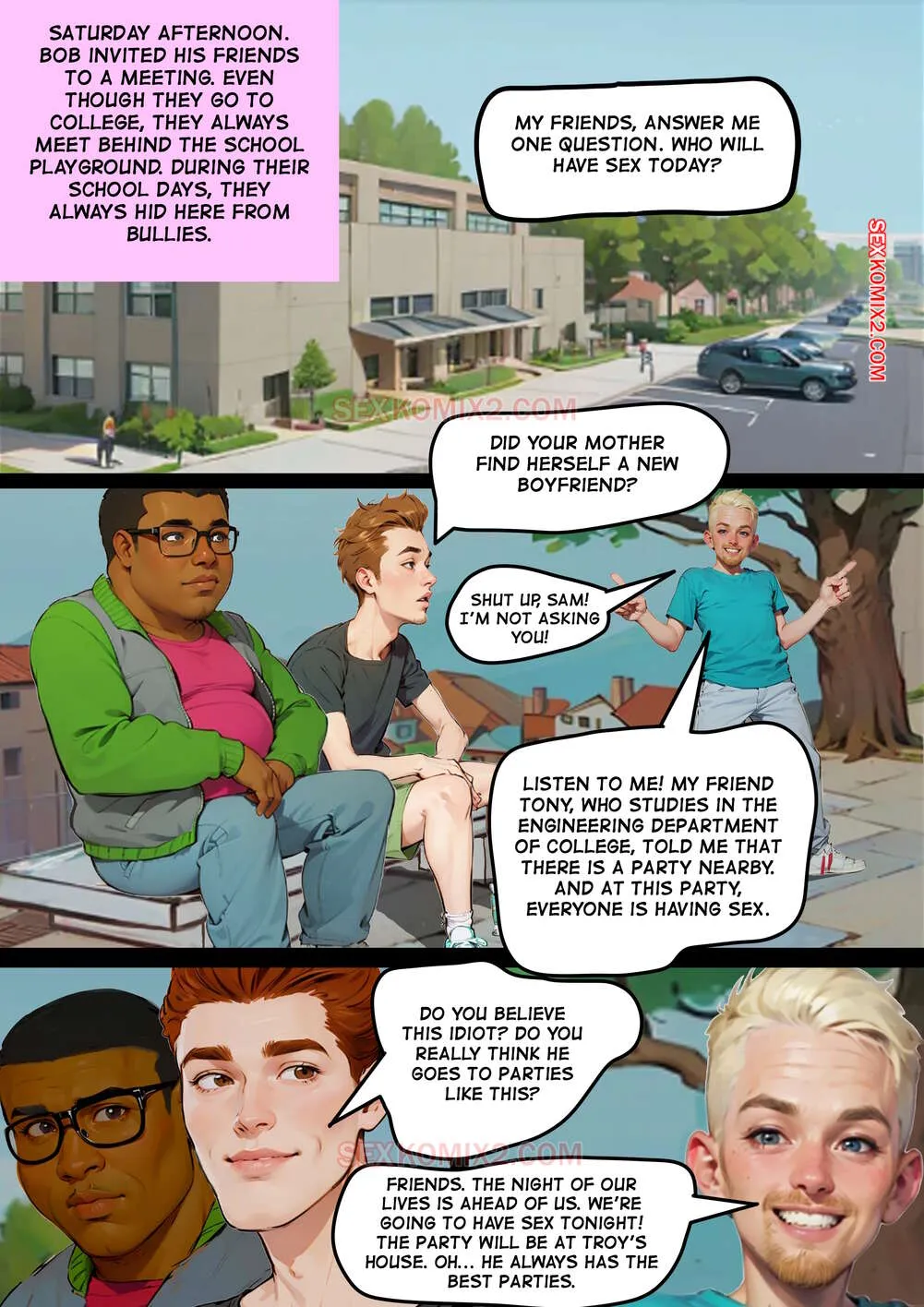 Comic Porno 4 Virgins. Mr Cookie For Sexkomix2.com. (#3)