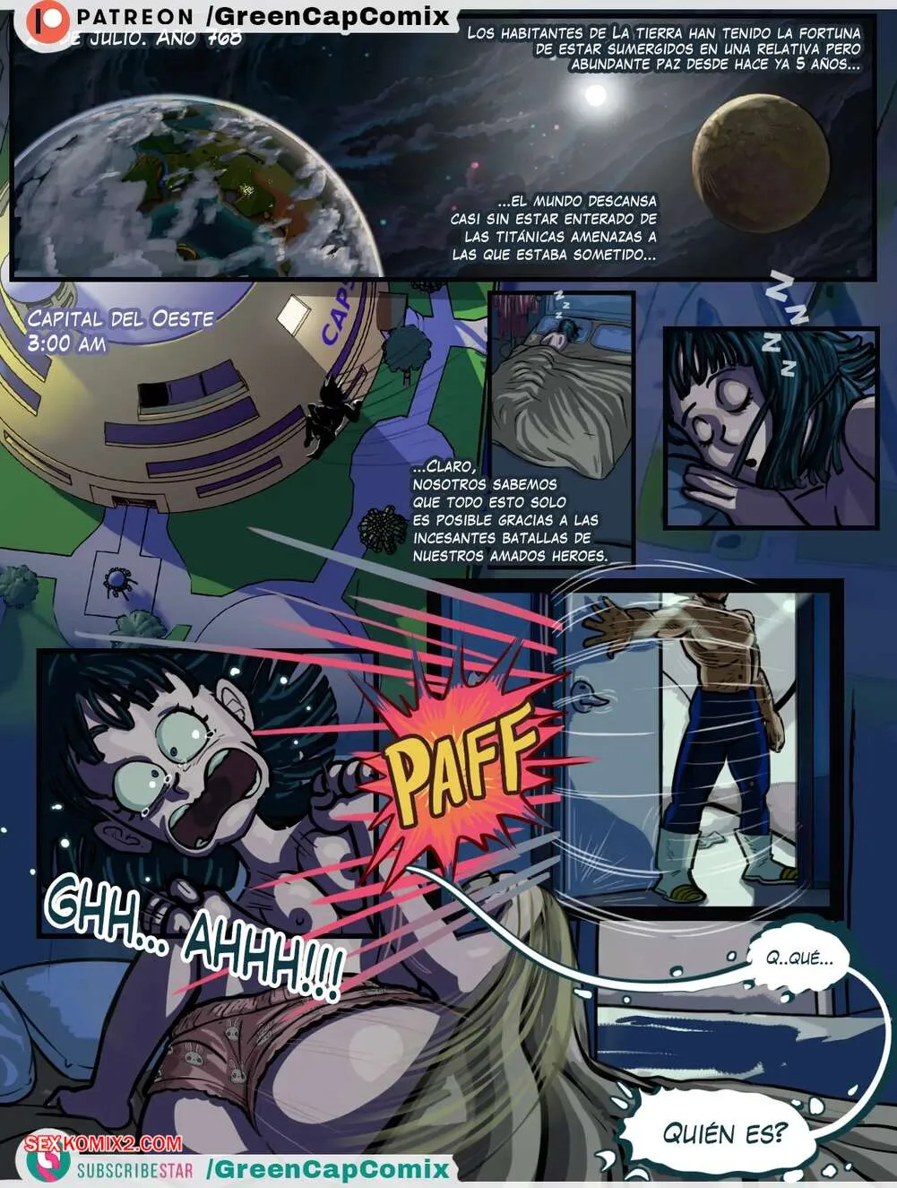 Comic Porno BULMA Y El Regalo De TRUNKS Para El Dia De Las MADRES. Green Cap Comix. (#2)
