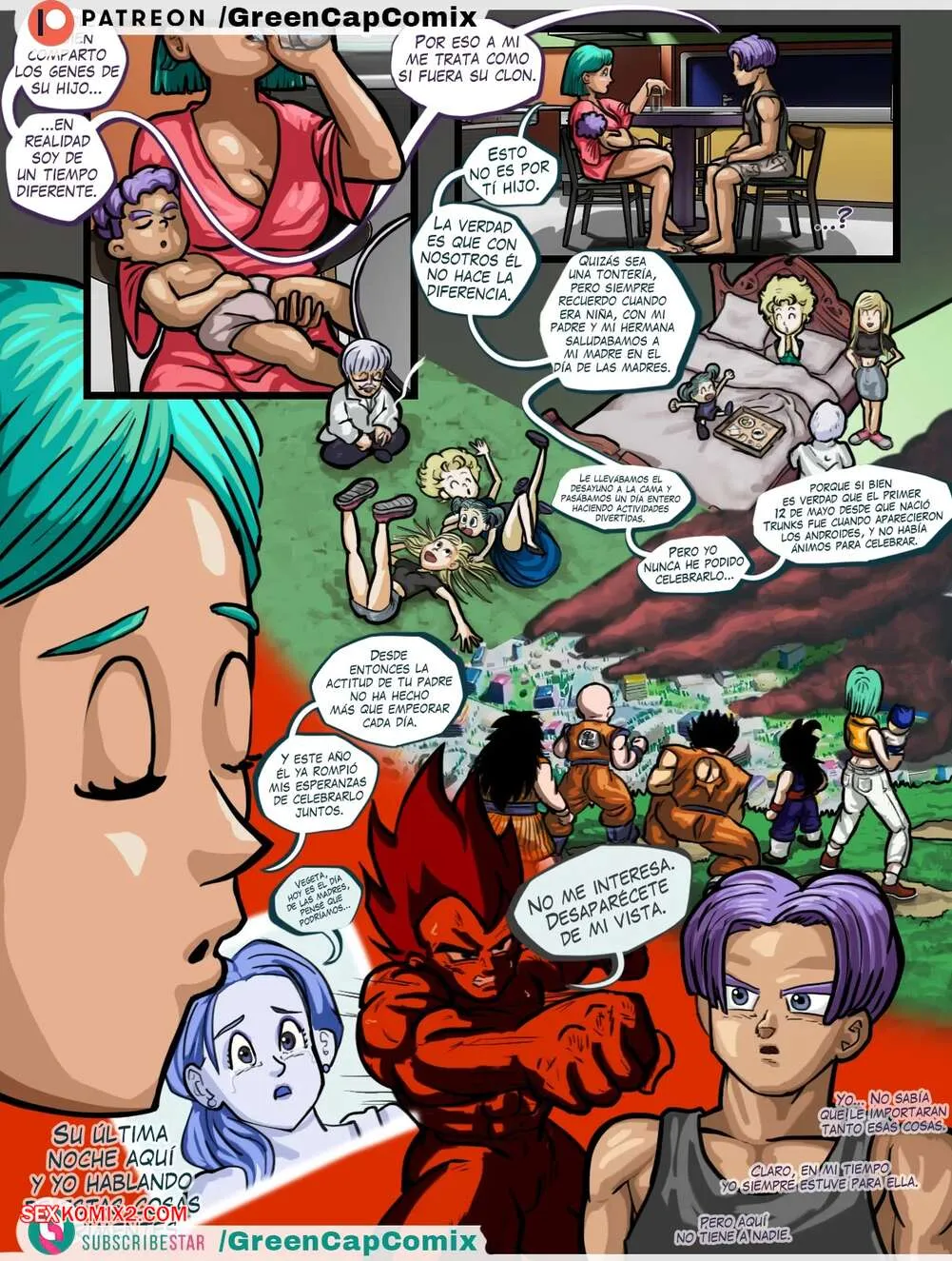 Comic Porno BULMA Y El Regalo De TRUNKS Para El Dia De Las MADRES. Green Cap Comix. (#7)