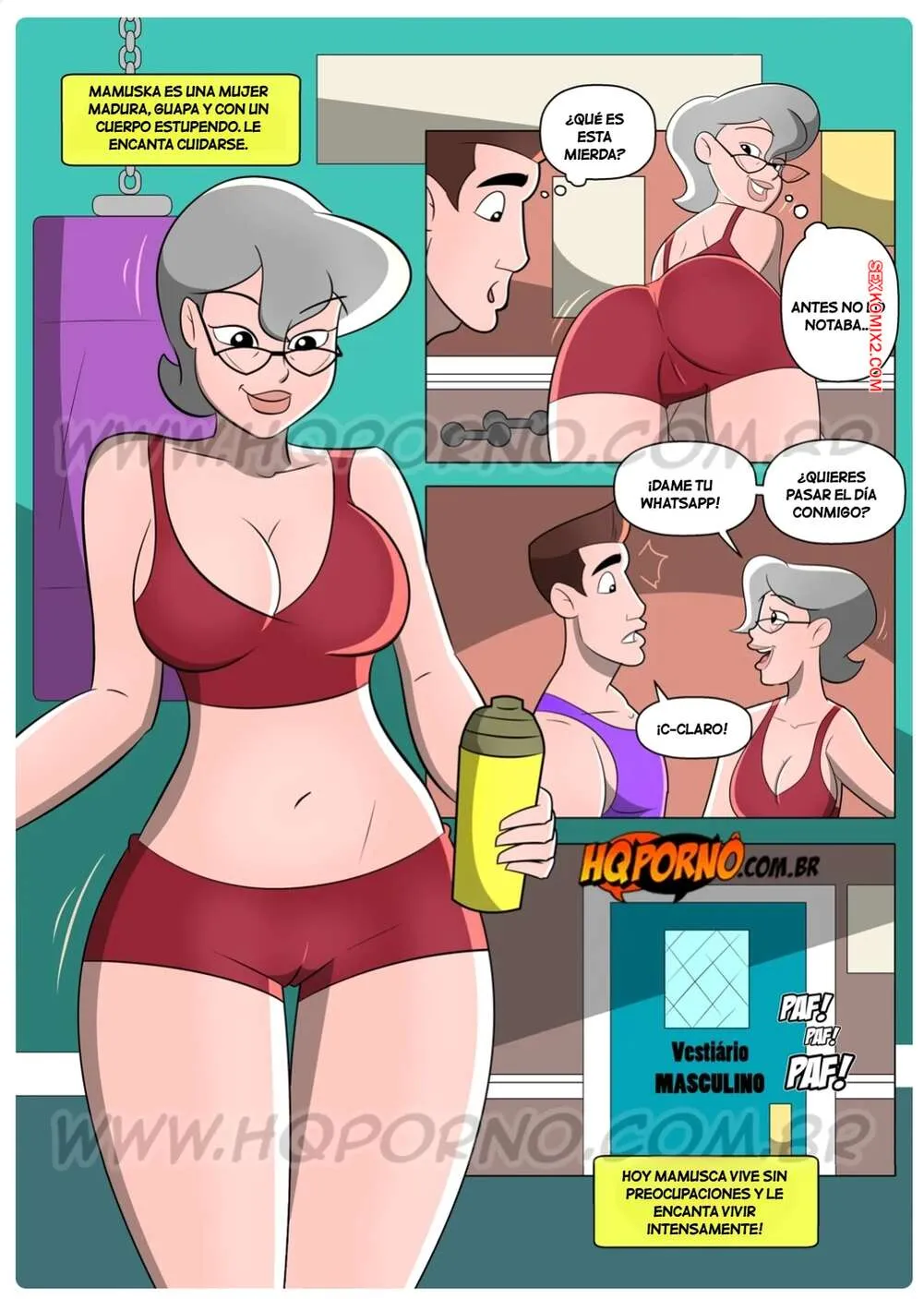 Comic Porno Mamusca. A Sogra Tarada. Parte 1. HQPorno (#2)